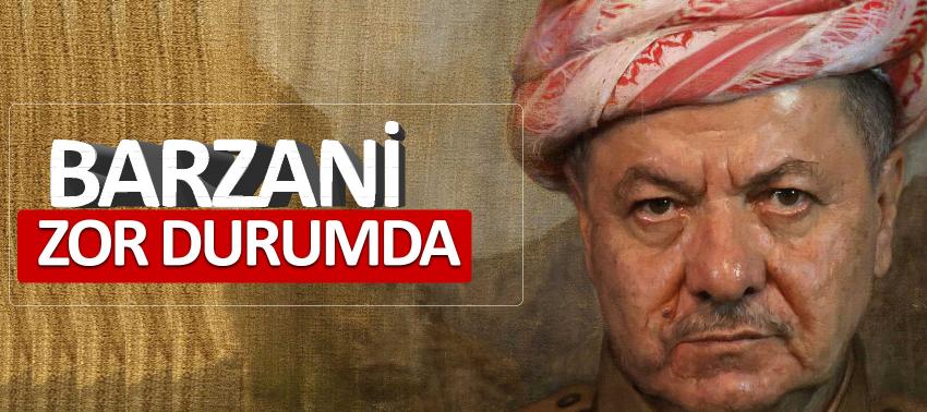 Barzani zor durumda