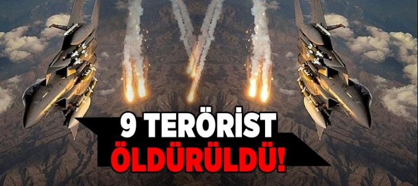 TSK teröristlere kan kusturtuyor! 9 terörist etkisiz öldürüldü