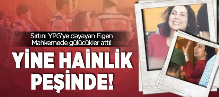Figen Yüksekdağ mahkemede gülücükler dağıttı