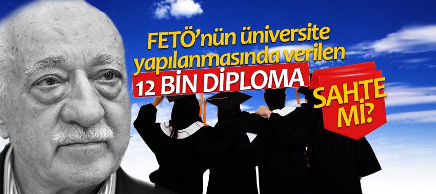 FETÖ’nün üniversite yapılanmasında verilen 12 bin diploma sahte mi?