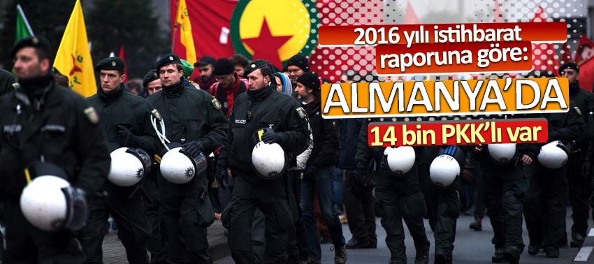 Almanya’da 14 bin PKK’lı var