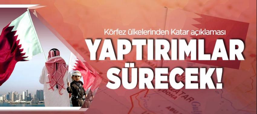 Körfez ülkelerinden Katar'a yaptırım uyarısı!
