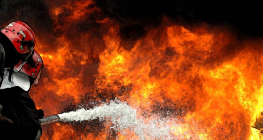 Sit alanında yangın çıktı