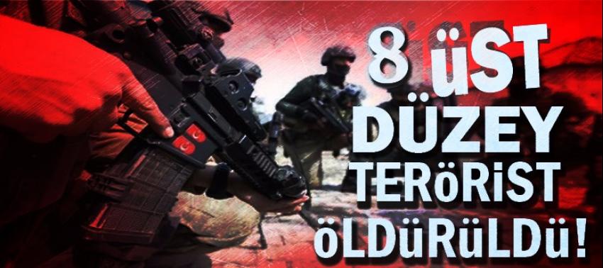 PKK'nın sözde 8 üst düzey yöneticisi öldürüldü