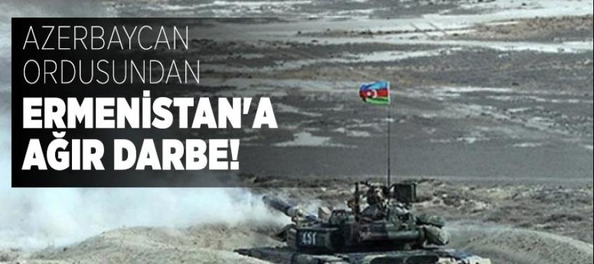 Azerbaycan ordusundan Ermenistan'a ağır darbe!