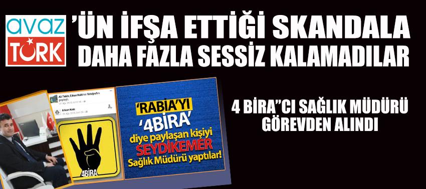 AVAZTÜRK’ün ifşa ettiği Seydikemer'in '4BİRA'cı Sağlık Müdürü görevden alındı!