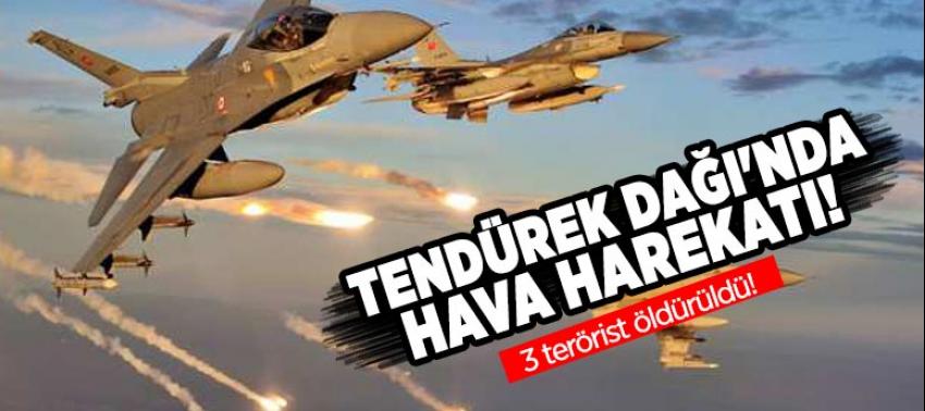 Tendürek Dağı'na hava harekatı düzenlendi