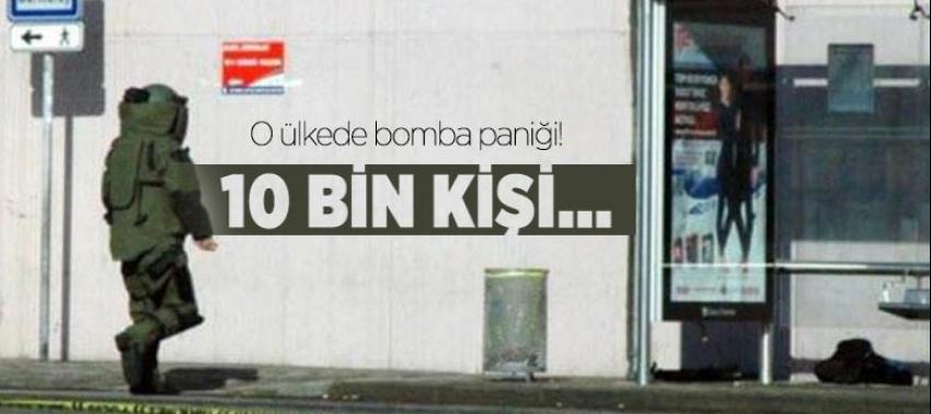 Polonya'da bomba paniği! 10 bin kişi...