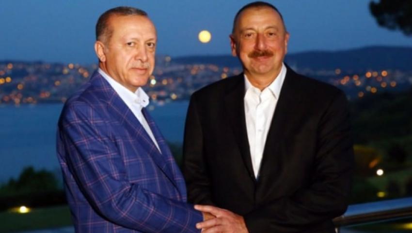 Cumhurbaşkanı Erdoğan, İlham Aliyev'i konuk etti