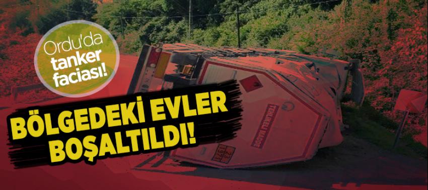 Ordu'da tanker faciası!