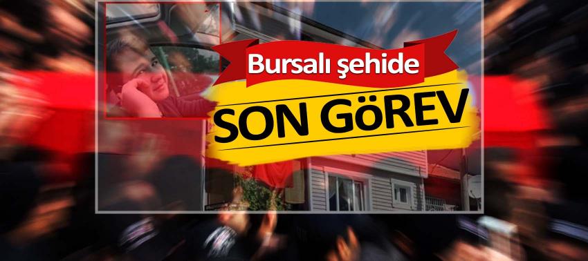 Bursalı şehide son görev