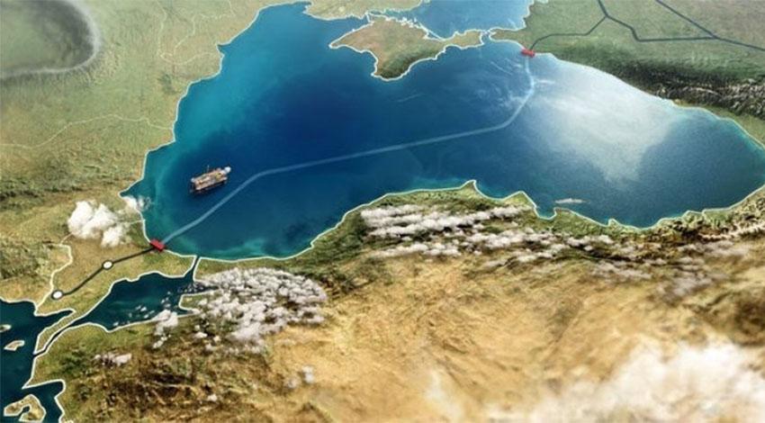 Türk Akımı'nın Rusya kesiminde ilk 50 kilometrelik inşaat dün tamamlandı