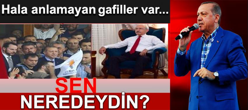 Erdoğan: Hala 15 Temmuz'u anlamayan gafiller var