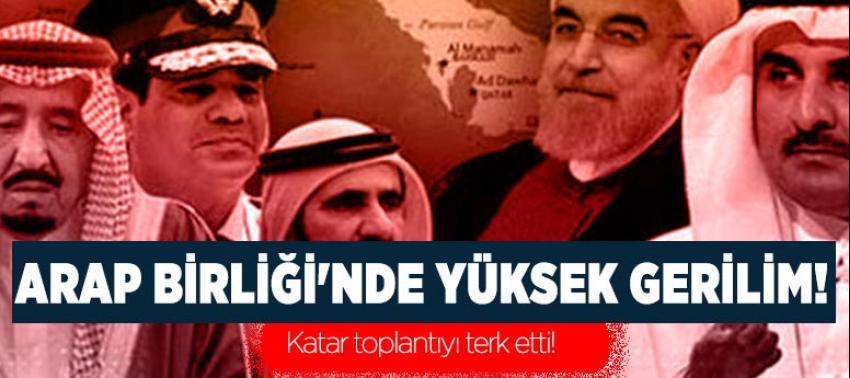 Arap Birliği'nde yüksek gerilim!