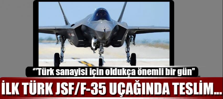 TUSAŞ ilk Türk JSF/F-35 uçağının orta gövdesini ABD'lilere teslim etti