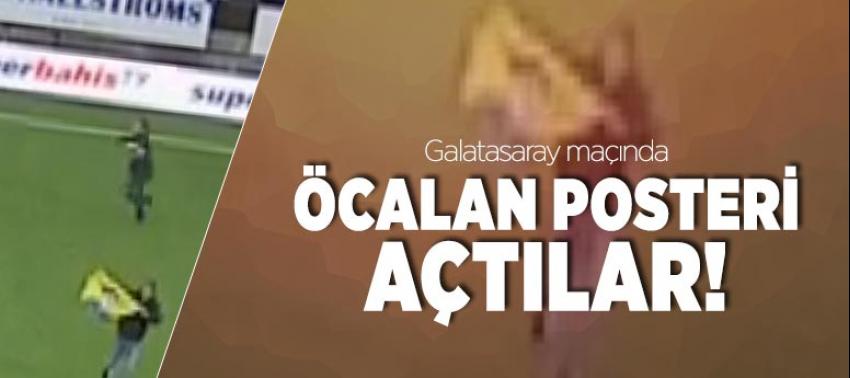Galatasaray maçında Öcalan posteri açtılar!