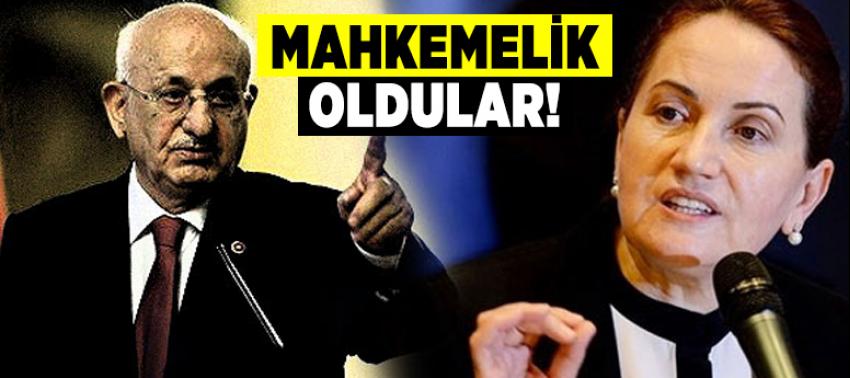 İsmail Kahraman ve Meral Akşener mahkemelik oldu