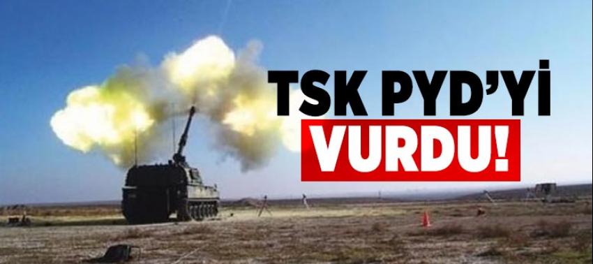TSK, PYD mevzilerini vurdu