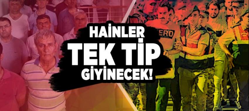 FETÖ'cüler mahkemeye giderken tek tip giyinecek