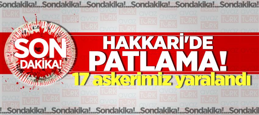 Hakkari'de patlama!