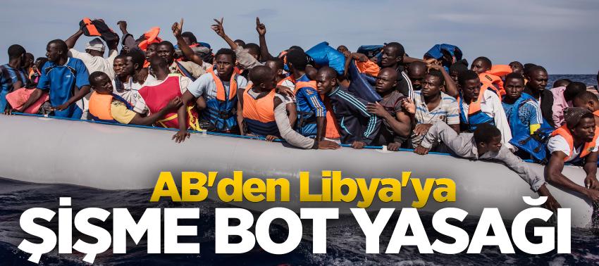 AB'den Libya'ya şişme bot yasağı
