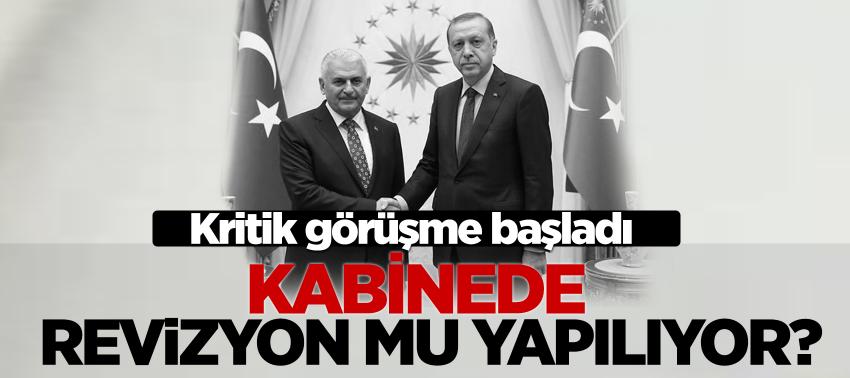 Kritik görüşme başladı! Kabinede revizyon mu yapılıyor?