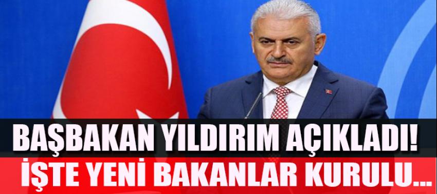 İşte Yeni Bakanlar Kurulu