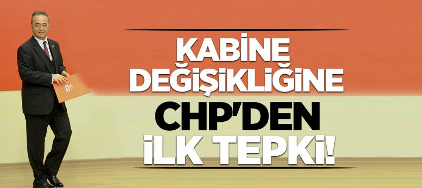CHP 'kabine değişikliğine' tepki için gecikmedi!