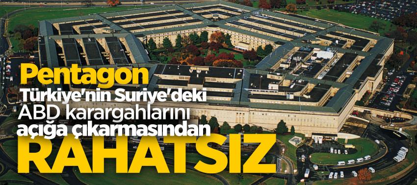 Pentagon Türkiye'nin Suriye'deki ABD karargahlarını açığa çıkarmasından rahatsız