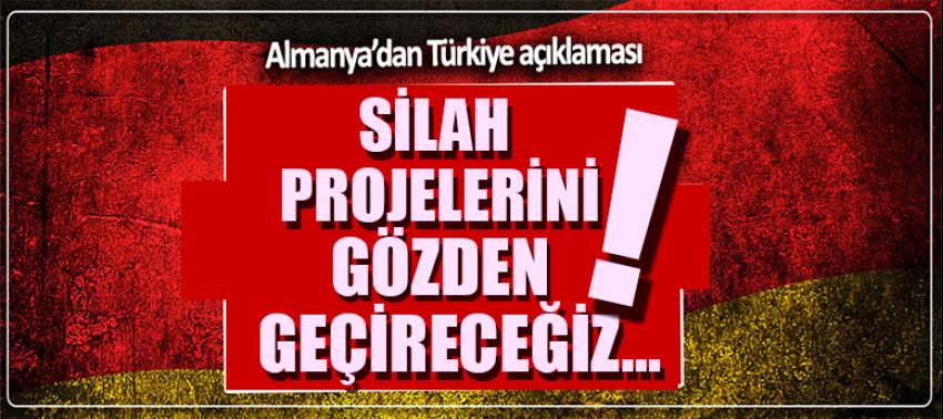 Almanya'dan yeni Türkiye açıklaması: Silah projelerini gözden geçireceğiz
