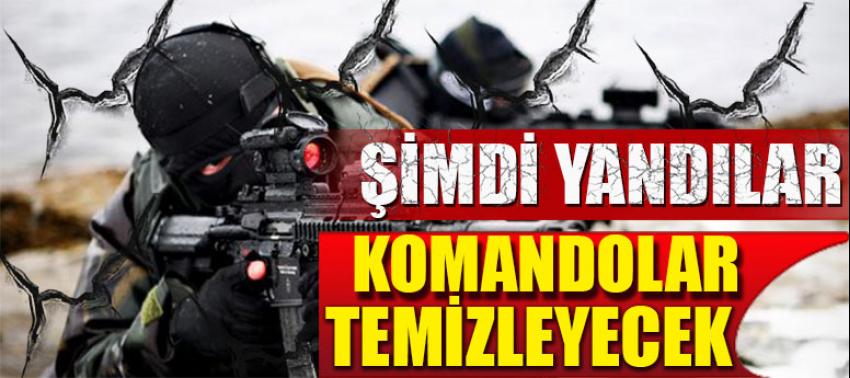 Binalara Gizlenen Teröristleri Komandolar Temizleyecek