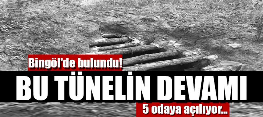 Bingöl'de bulundu! Bu tünelin devamı 5 odaya açılıyor...