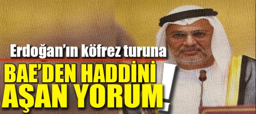 Erdoğan'ın Körfez turuna, BAE'den haddini aşan yorum!