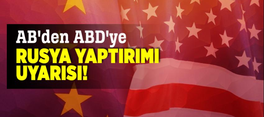 AB'den ABD'ye Rusya yaptırımı uyarısı