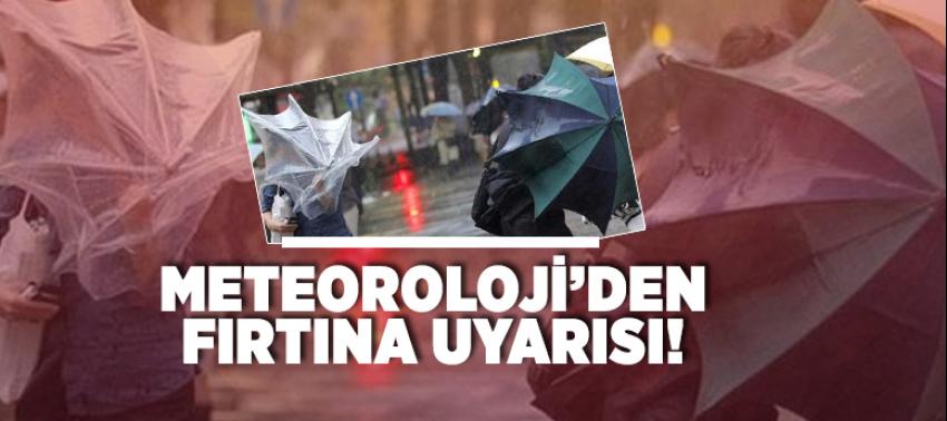 Meteoroloji’den Akdeniz için fırtına uyarısı