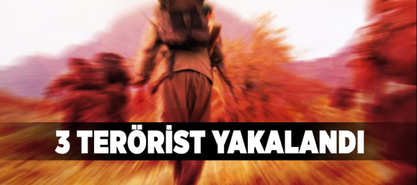 3 terörist yakalandı