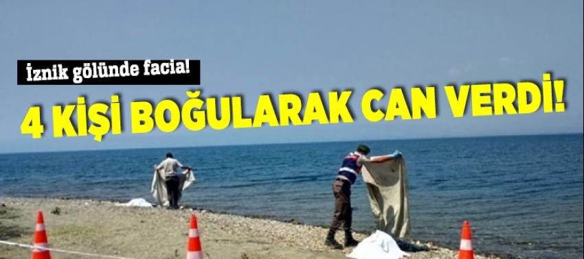 İznik Gölü'nde 4 kişi hayatını kaybetti