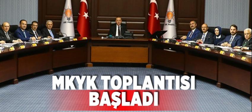 AK Parti MKYK toplantısı başladı