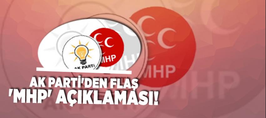 AK Parti'den flaş 'MHP' açıklaması!