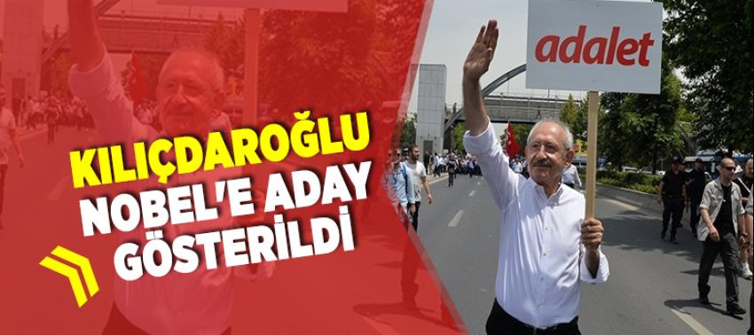 Kılıçdaroğlu Nobel'e aday gösterildi