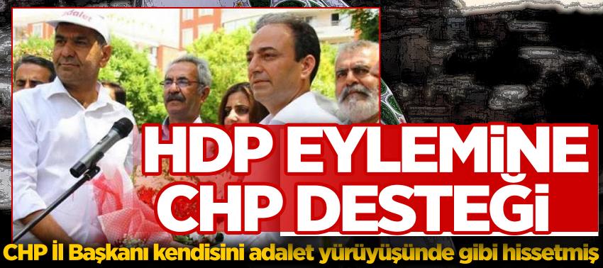 HDP eylemine 'CHP' desteği!