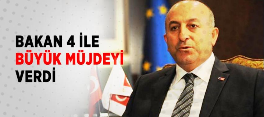 Bakan 4 ile büyük müjdeyi verdi