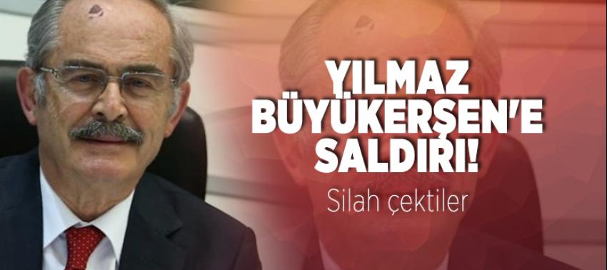 Yılmaz Büyükerşen'e saldırı... Silah çektiler