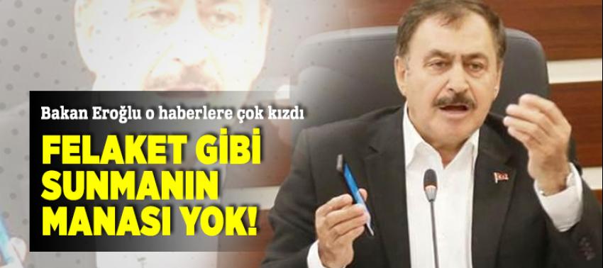 Bakan Eroğlu o haberlere çok kızdı