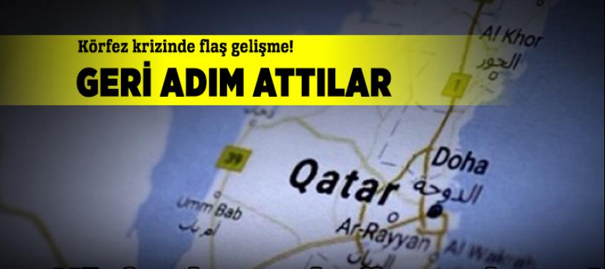 Körfez krizinde flaş gelişme!