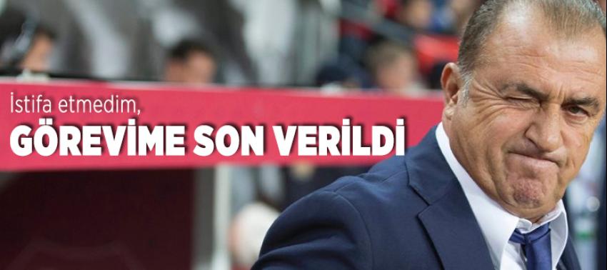 Fatih Terim'den istifa açıklaması!