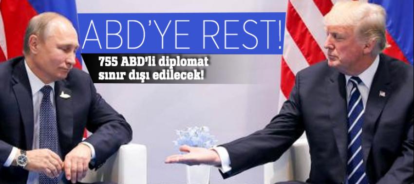 Rusya'daki 755 ABD'li diplomat sınır dışı edilecek