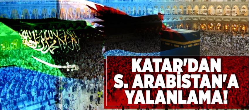 Katar'dan S. Arabistan'a yalanlama
