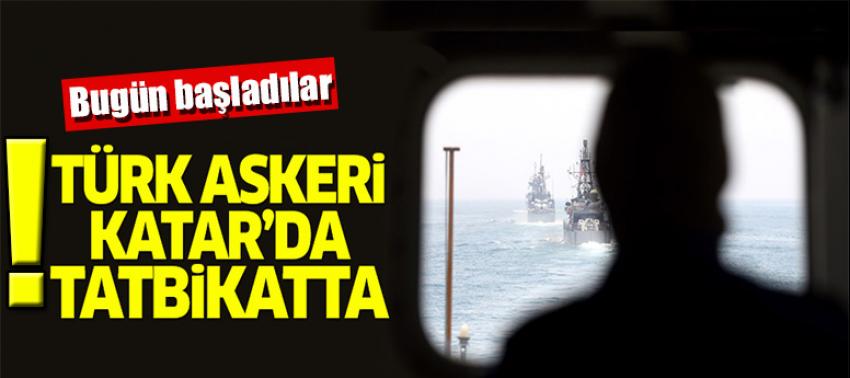 Katar ve Türk ordusunun tatbikatı başladı