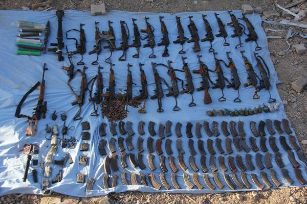 PKK'nın cephaneliği ele geçirildi
